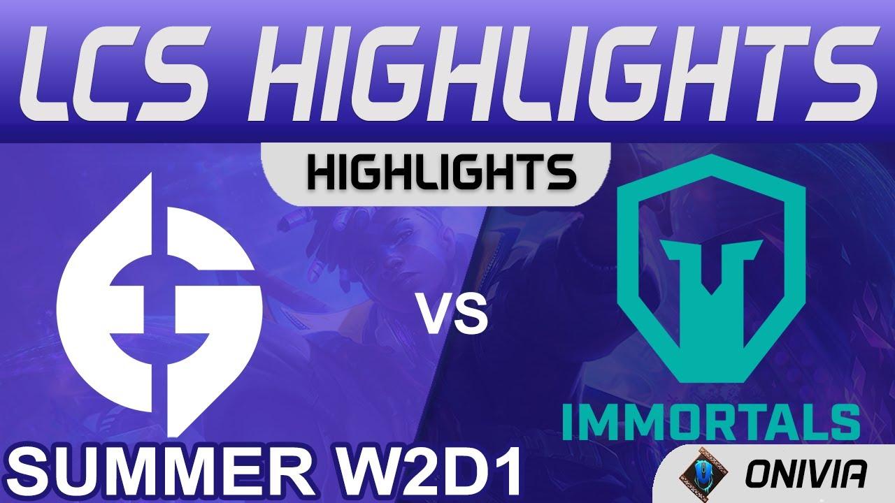 EG vs IMT Highlights LCS Summer Season 2021 W2D1 Evil Geniuses vs Immortals by Onivia thumbnail