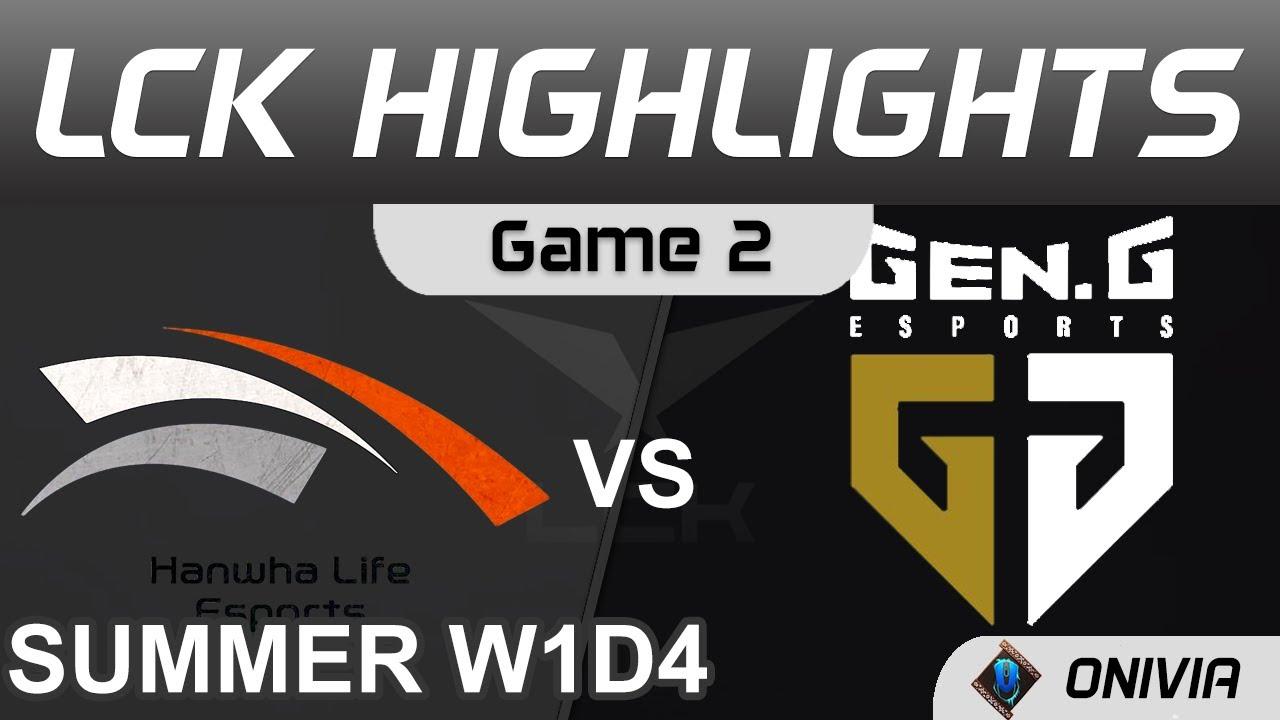 HLE vs GEN Highlights Game 2 LCK Summer Season 2021 W1D5 Hanwha Life Esports vs Gen G by Onivia thumbnail