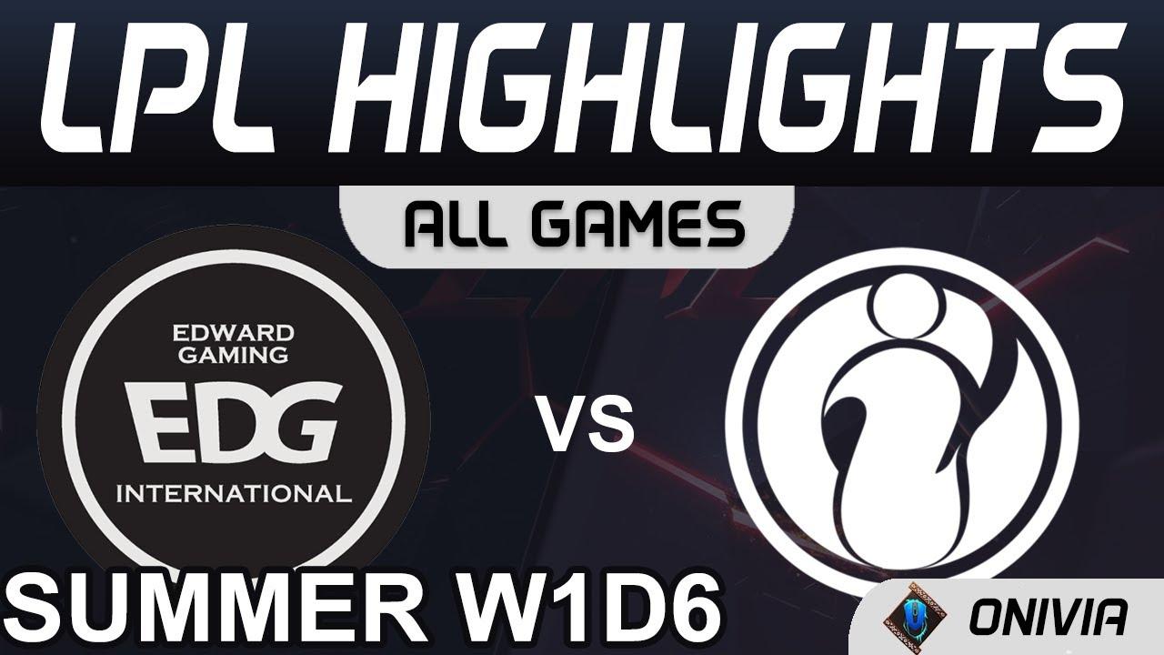 EDG vs IG Highlights ALL GAMES LPL Summer Season 2021 W1D6 EDward Gaming vs Invictus Gaming by Onivi thumbnail