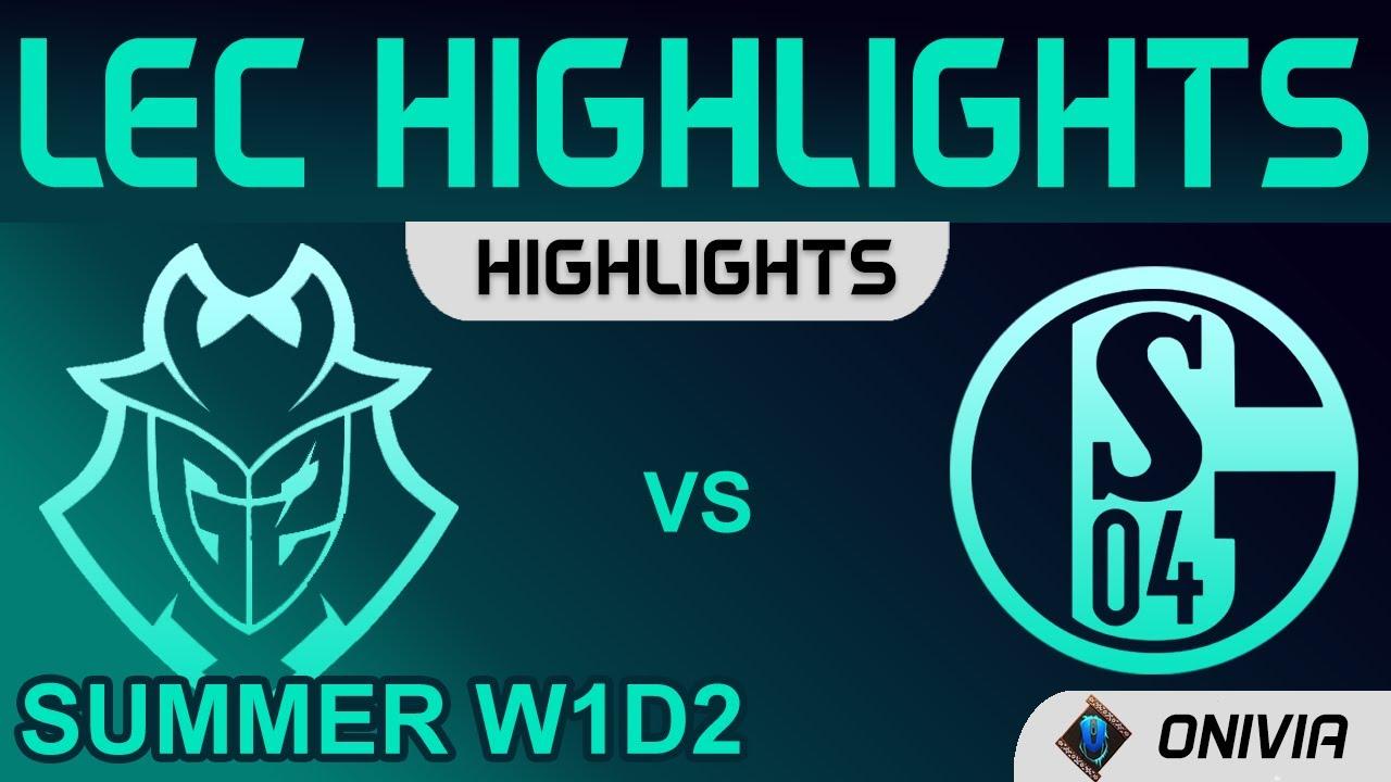 G2 vs S04 Highlights LEC Summer Season 2021 W1D2 G2 Esports vs Schalke04 by Onivia thumbnail