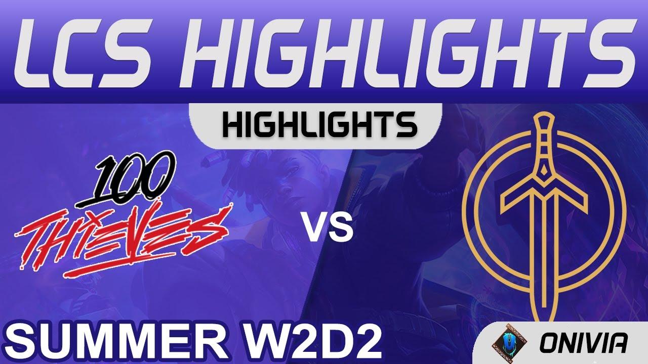 100 vs GG Highlights LCS Summer 2021 W2D2 100 Thieves vs Golden Guardians by Onivia thumbnail