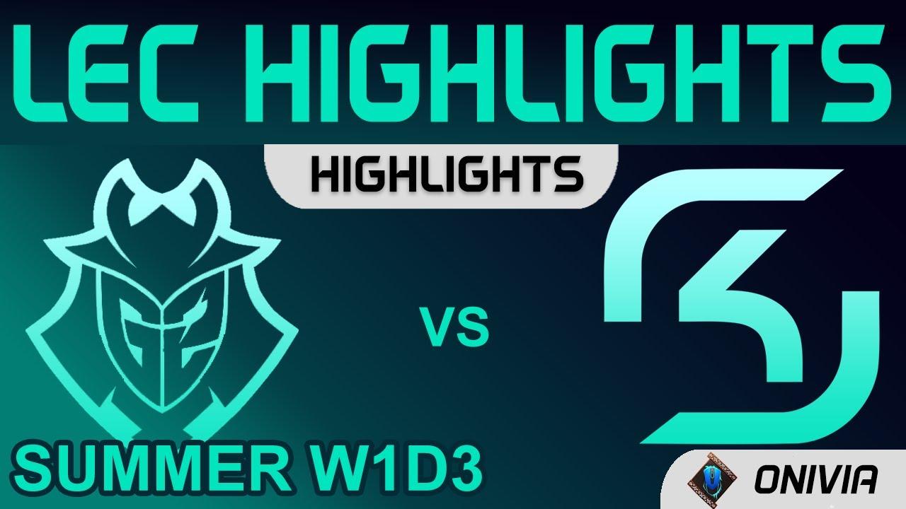 G2 vs SK Highlights LEC Summer Season 2021 W1D3 G2 Esports vs SK Gaming by Onivia thumbnail