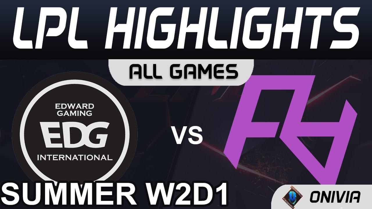 EDG vs RA Highlights ALL GAMES LPL Summer Season 2021 W2D1 EDward Gaming vs Rare Atom by Onivia thumbnail