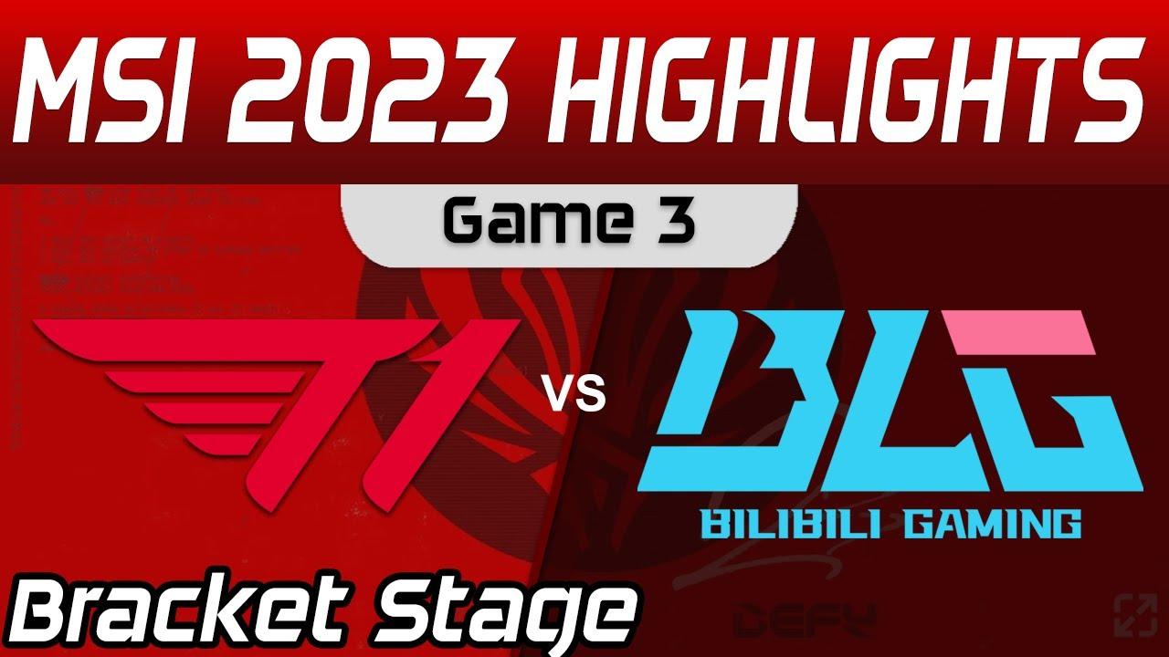 T1 vs BLG Highlights Game 3 Lower Finals MSI 2023 T1 vs Bilibili Gaming by Onivia thumbnail