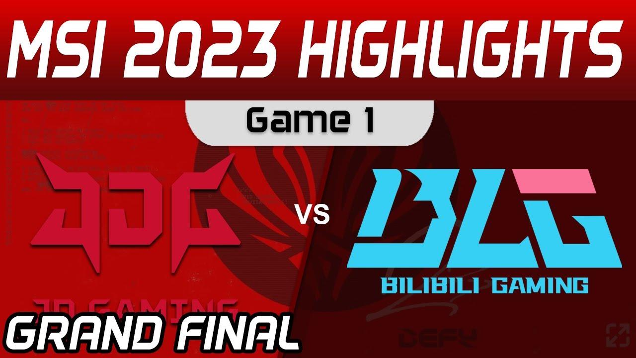 JDG vs BLG Highlights Game 1 GRAND FINAL MSI 2023 JD Gaming vs Bilibili Gaming by Onivia thumbnail