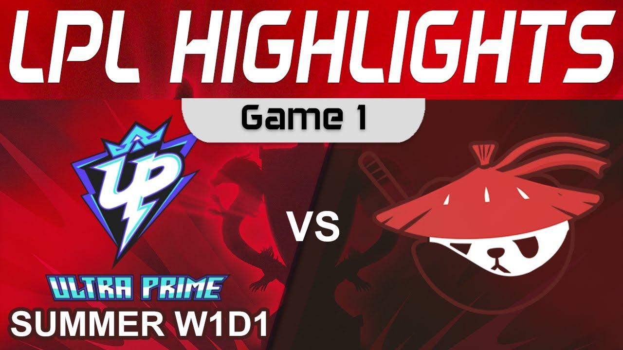 UP vs AL Highlights Game 1 LPL Summer Season 2023 W1D1 Ultra Prime vs Anyone's Legend by Onivia thumbnail