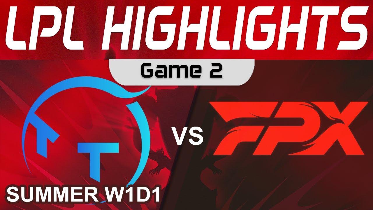 TT vs FPX Highlights Game 2 LPL Summer Season 2023 W1D1 ThunderTalk Gaming vs FunPlus Phoenix by Oni thumbnail