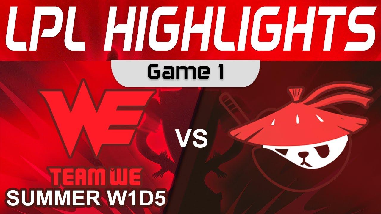 WE vs AL Highlights Game 1 LPL Summer Season 2023 W1D5 Team WE vs Anyone's Legend by Onivia thumbnail