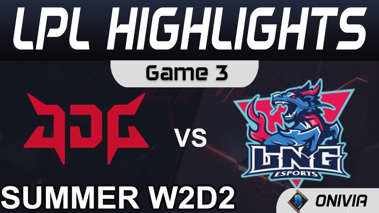 JDG vs LNG Highlights Game 3 LPL Summer Season 2021 W2D2 JD Gaming vs LNG Esports by Onivia thumbnail