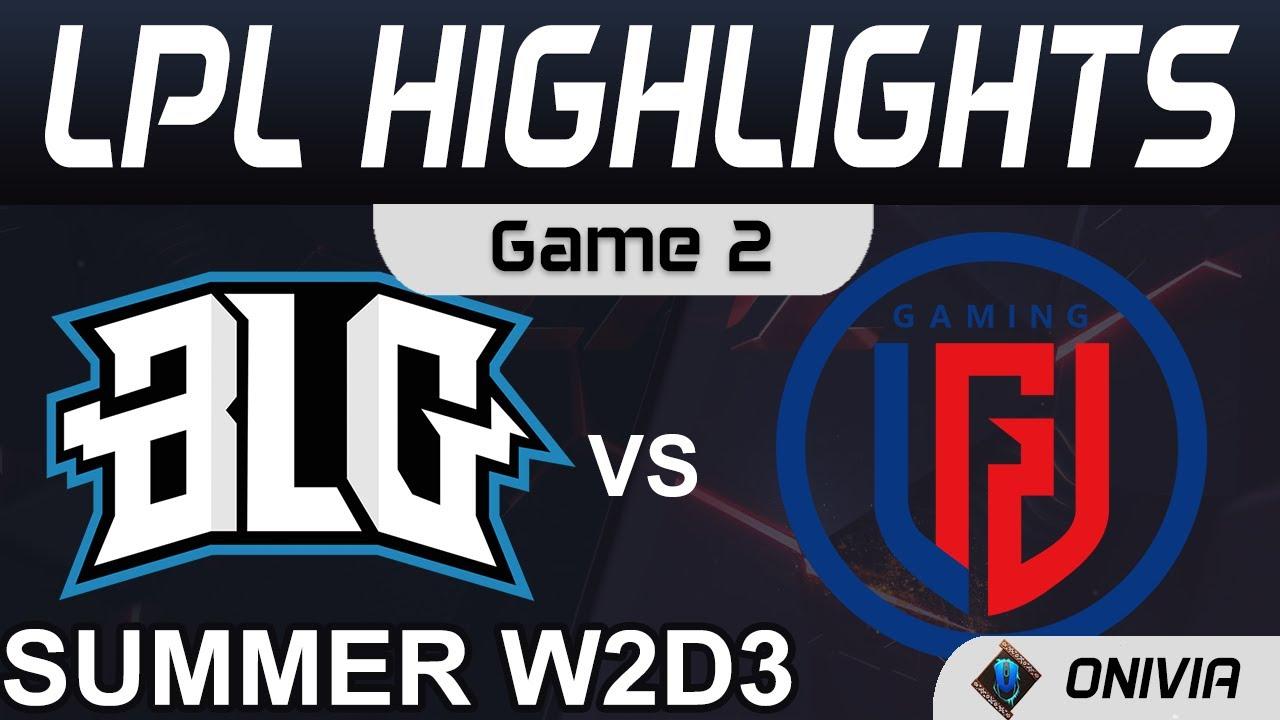 BLG vs LGD Highlights Game 2 LPL Summer Season 2021 W2D3 Bilibili Gaming vs LGD Gaming by Onivia thumbnail