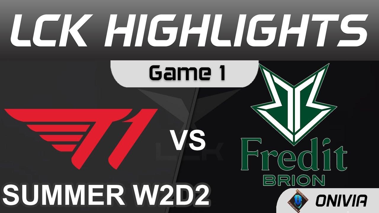 T1 vs BRO Highlights Game 1 LCK Summer Season 2021 W2D2 T1 vs Fredit BRION by Onivia thumbnail