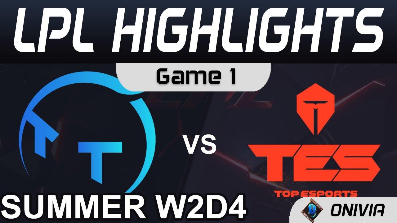 TT vs TES Highlights Game 1 LPL Summer Season 2021 W2D4 ThunderTalk Gaming vs Top Esports by Onivia thumbnail