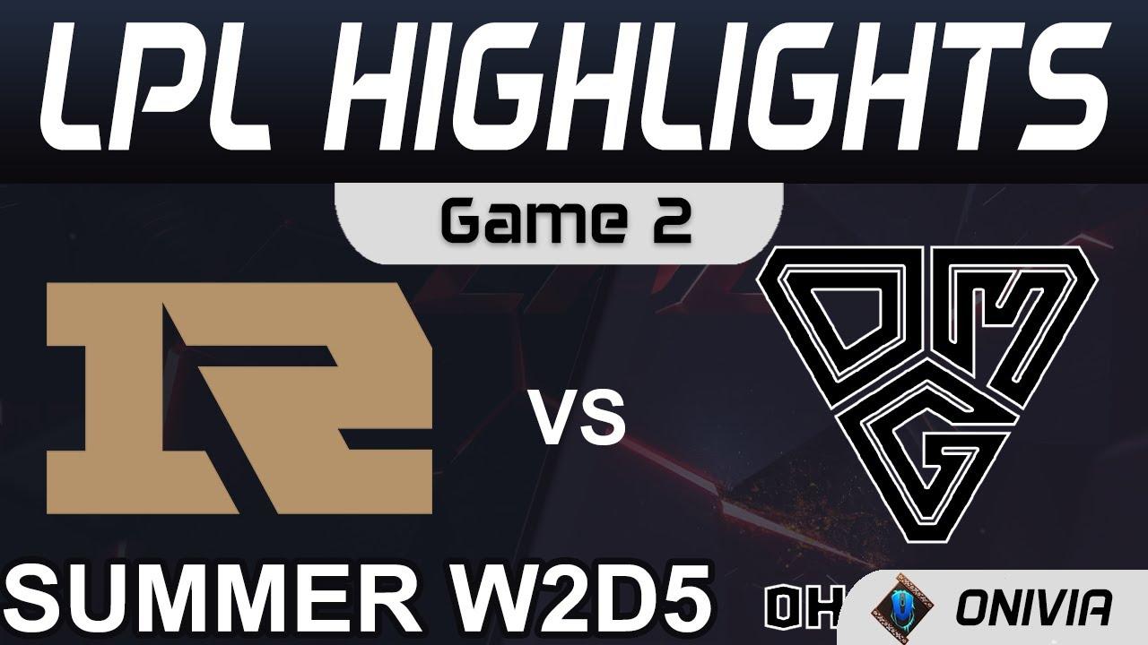 RNG vs OMG Highlights Game 2 LPL Summer Season 2021 W2D5 Royal Never Give Up vs Oh My God by Onivia thumbnail