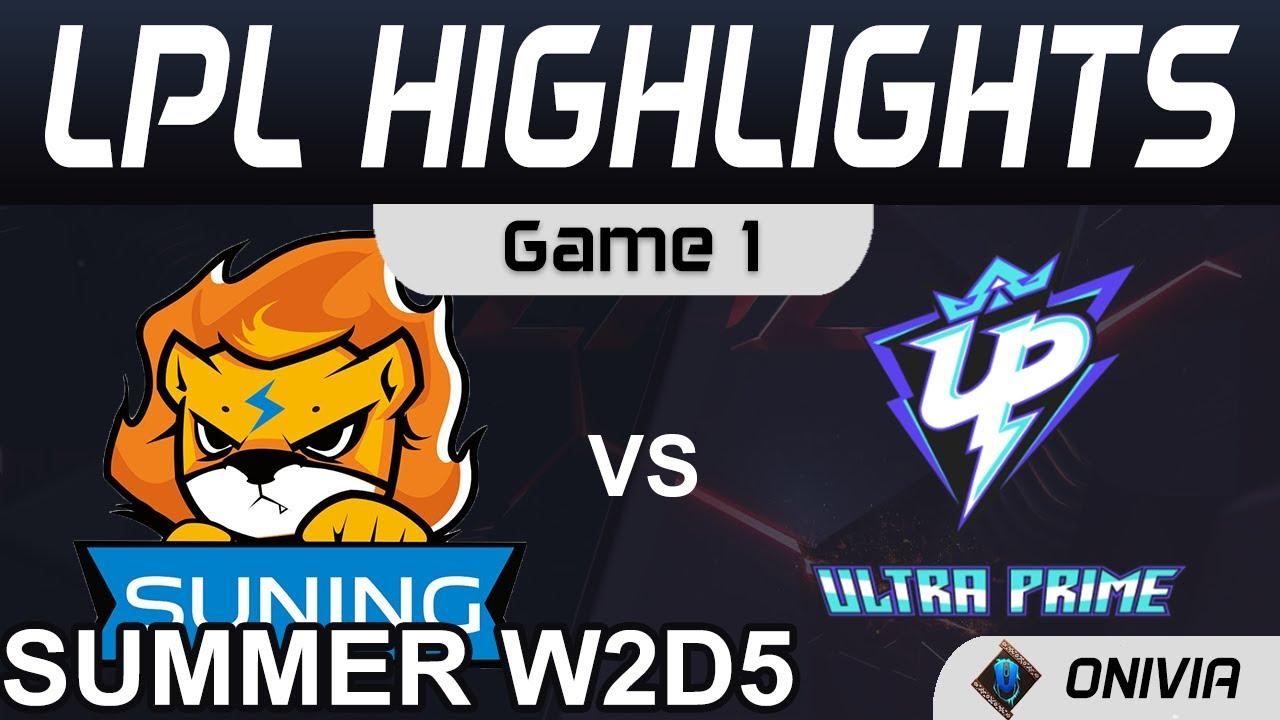 SN vs UP Highlights Game 1 LPL Summer Season 2021 W2D5 Suning vs Ultra Prime by Onivia thumbnail