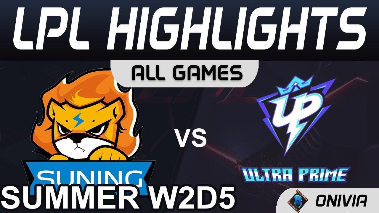 SN vs UP Highlights ALL GAMES LPL Summer Season 2021 W2D5 Suning vs Ultra Prime by Onivia thumbnail