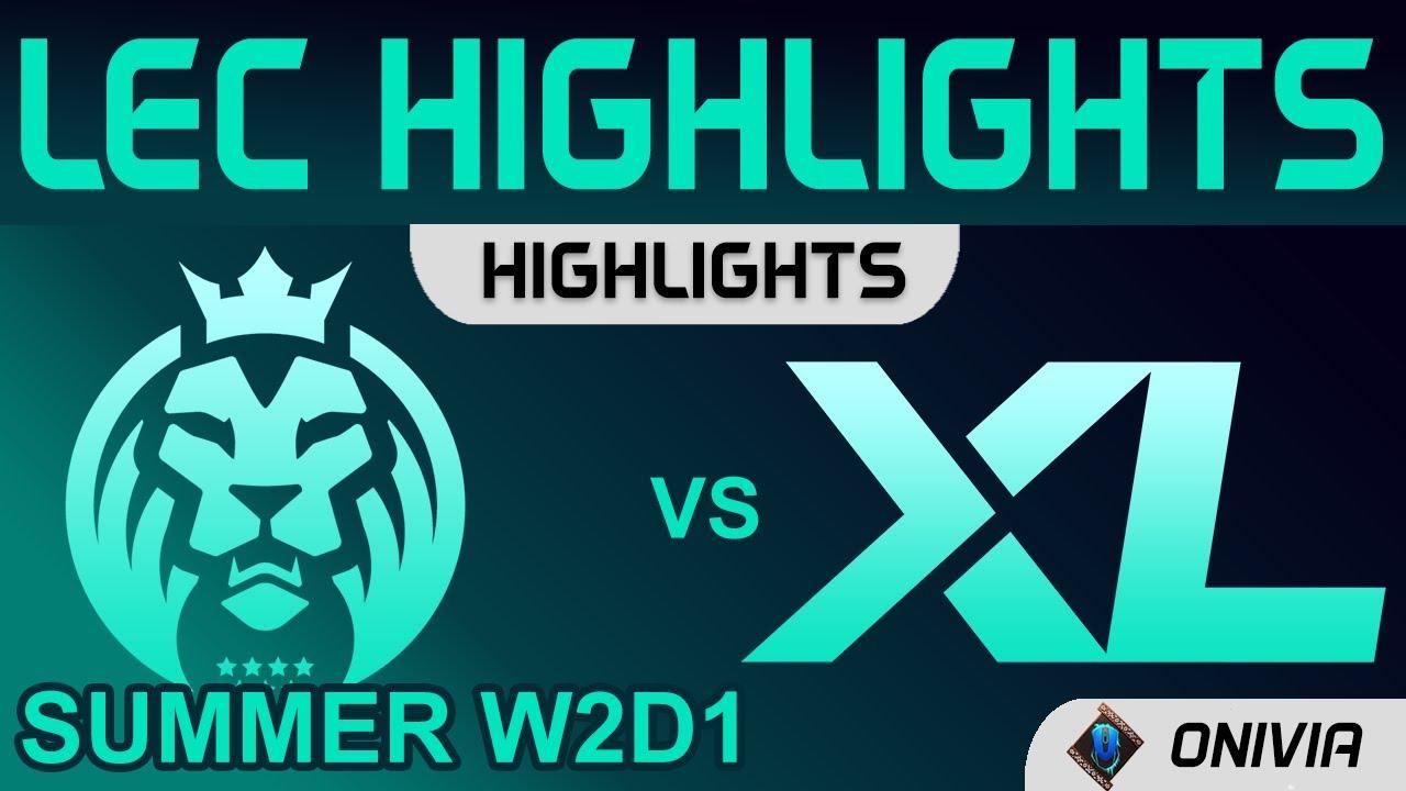 MAD vs XL Highlights LEC Summer Season 2021 W2D1 MAD Lions vs Excel Esports by Onivia thumbnail