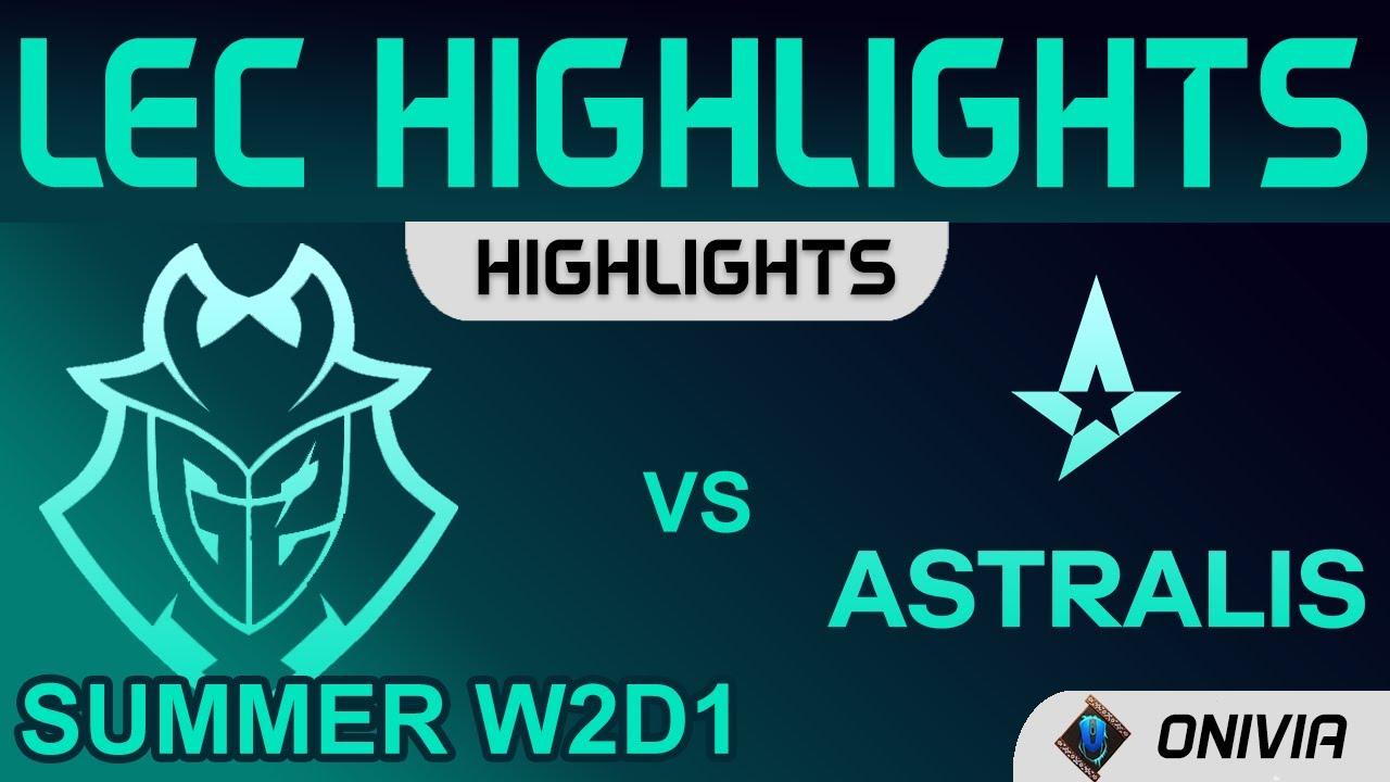 G2 vs AST Highlights LEC Summer Season 2021 W2D1 G2 Esports vs Astralis by Onivia thumbnail