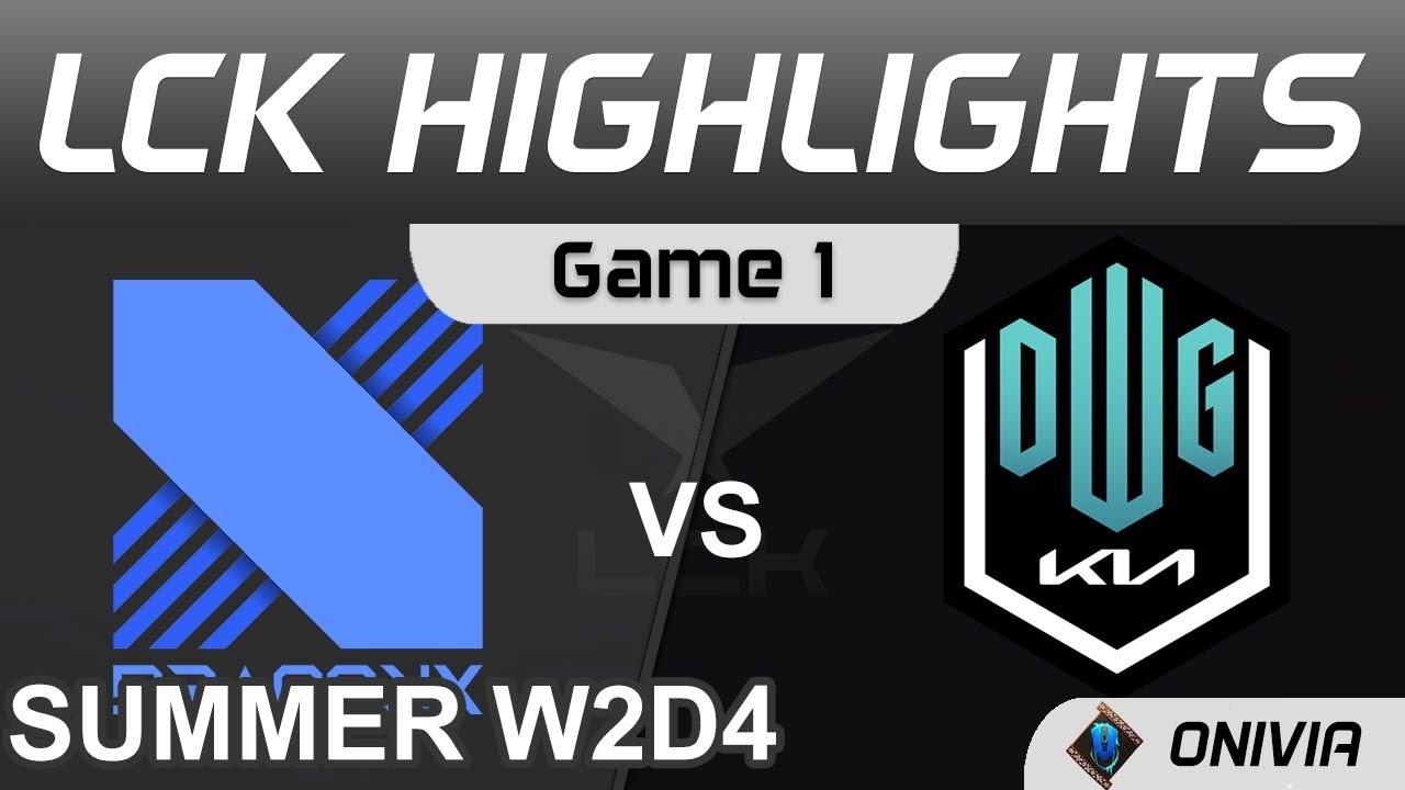 DRX vs DK Highlights Game 1 LCK Summer Season 2021 W2D4 DragonX vs DWG KIA by Onivia thumbnail