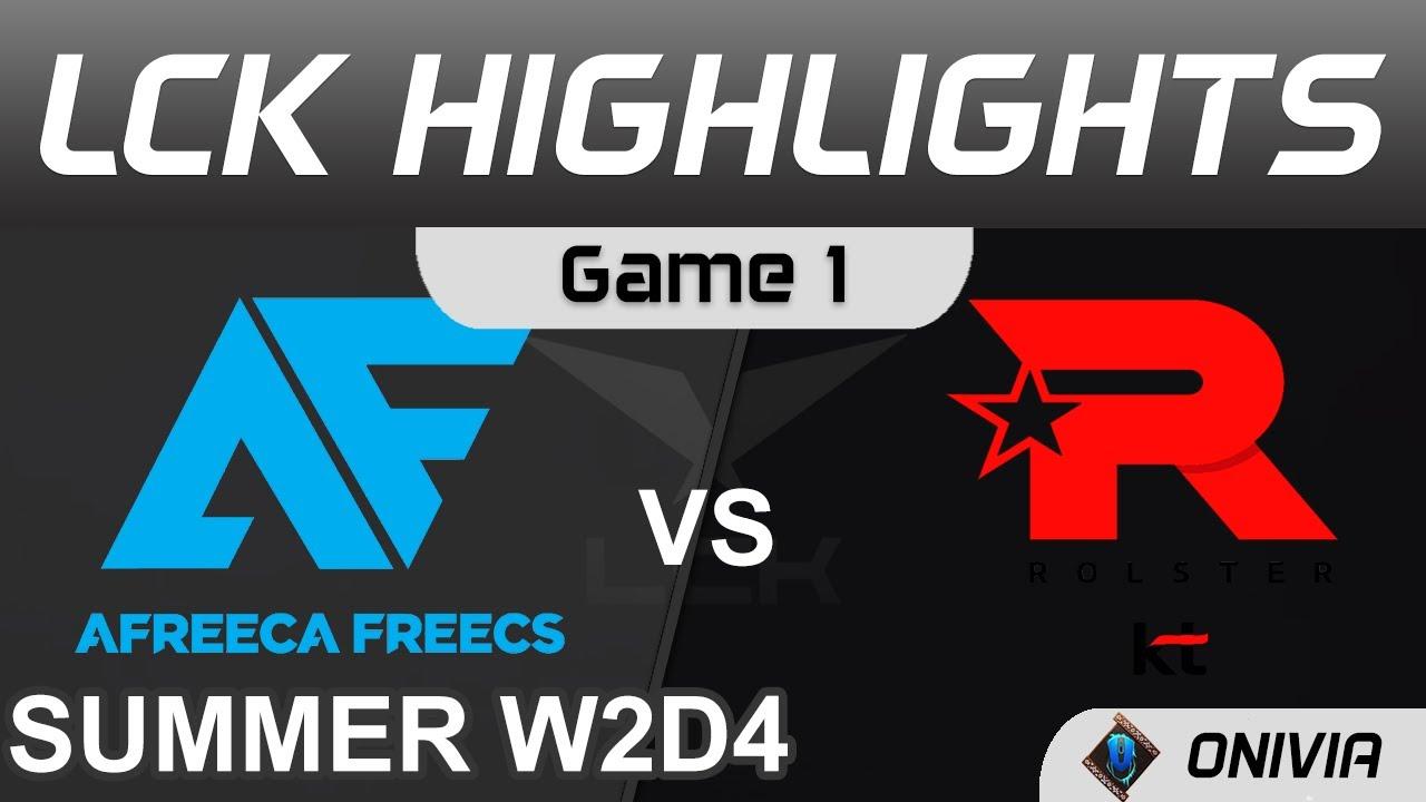 AF vs KT Highlights Game 1 LCK Summer Season 2021 W2D4 Afreeca Freecs  vs KT Rolster by Onivia thumbnail