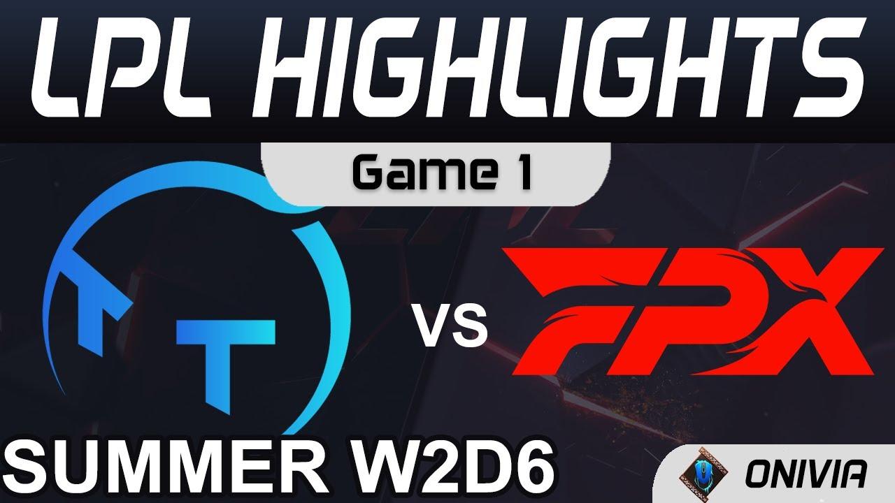 TT vs FPX Highlights Game 1 LPL Summer Season 2021 W2D6 ThunderTalk Gaming vs FunPlus Phoenix by Oni thumbnail