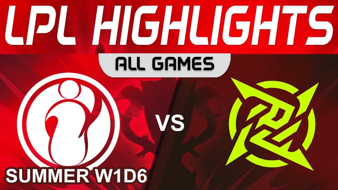 IG vs NIP Highlights ALL GAMES LPL Summer Season 2023 W1D6 Invictus Gaming vs Ninjas in Pyjamas thumbnail