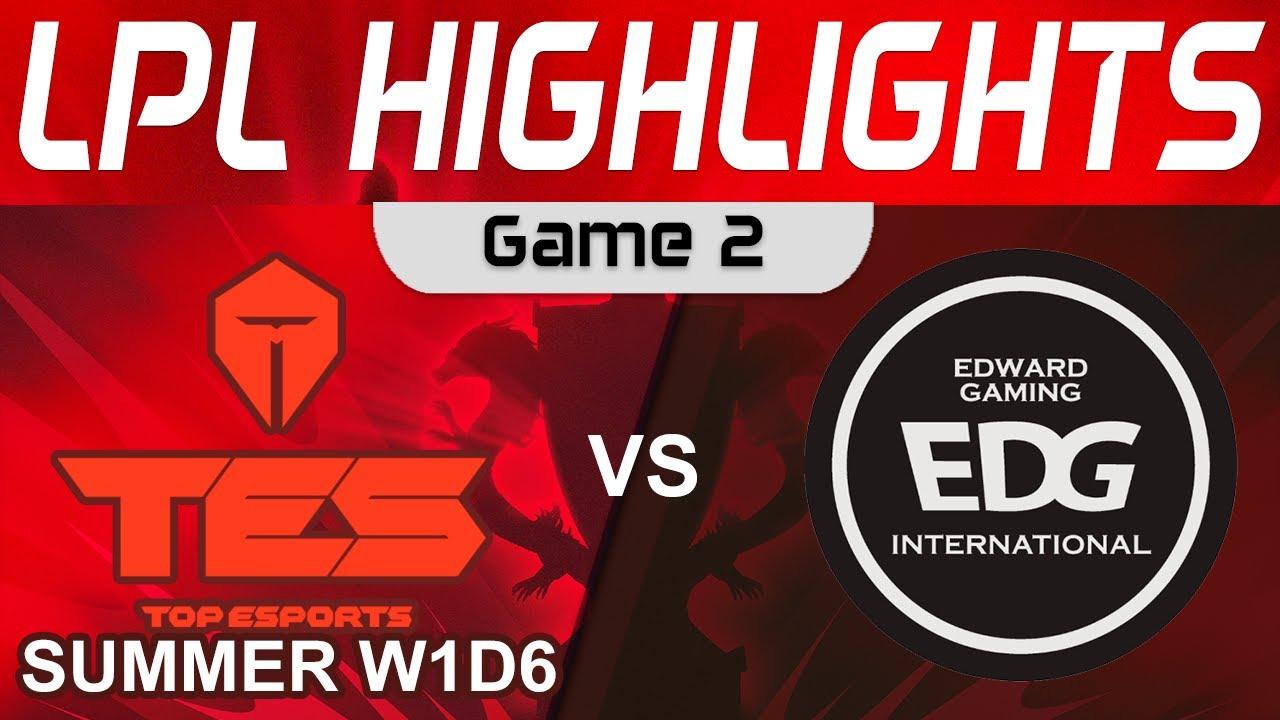 TES vs EDG Highlights Game 2 LPL Summer Season 2023 W1D6 Top Esports vs EDward Gaming by Onivia thumbnail