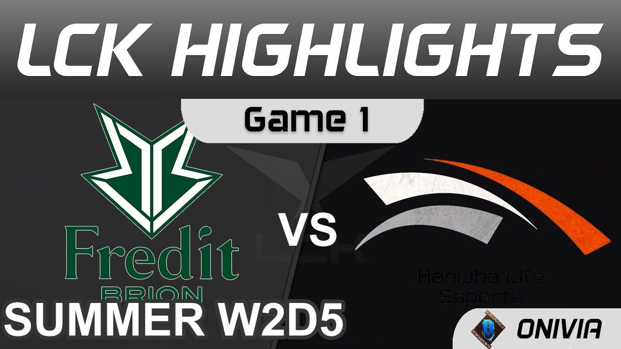 BRO vs HLE Highlights Game 1 LCK Summer Season 2021 W2D5 Fredit BRION vs Hanwha Life Esports by Oniv thumbnail