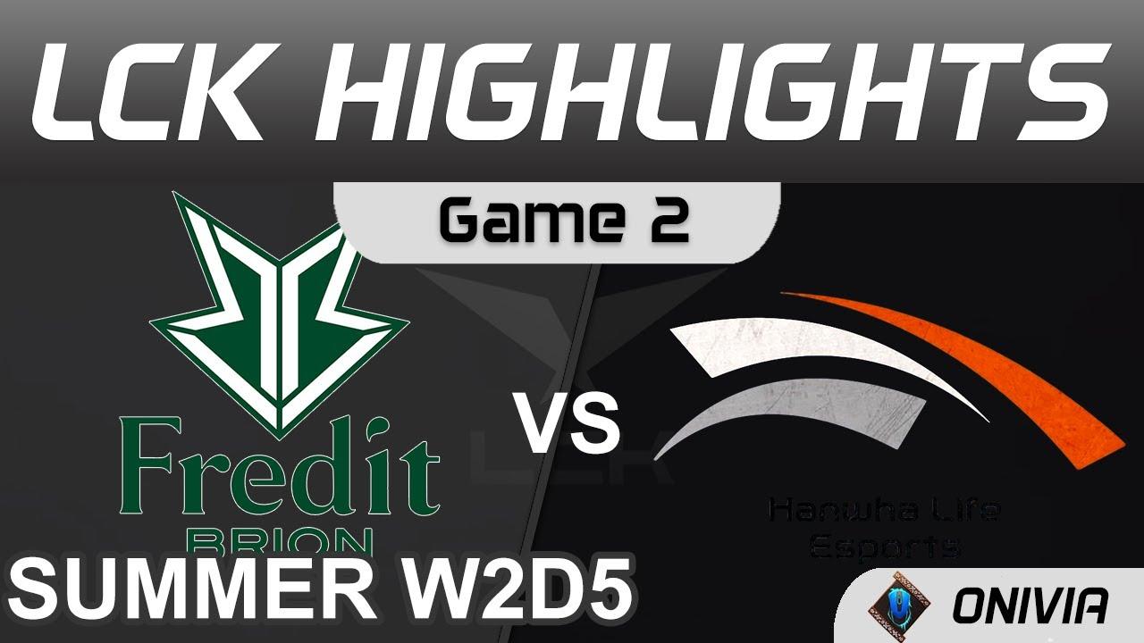 BRO vs HLE Highlights Game 2 LCK Summer Season 2021 W2D5 Fredit BRION vs Hanwha Life Esports by Oniv thumbnail