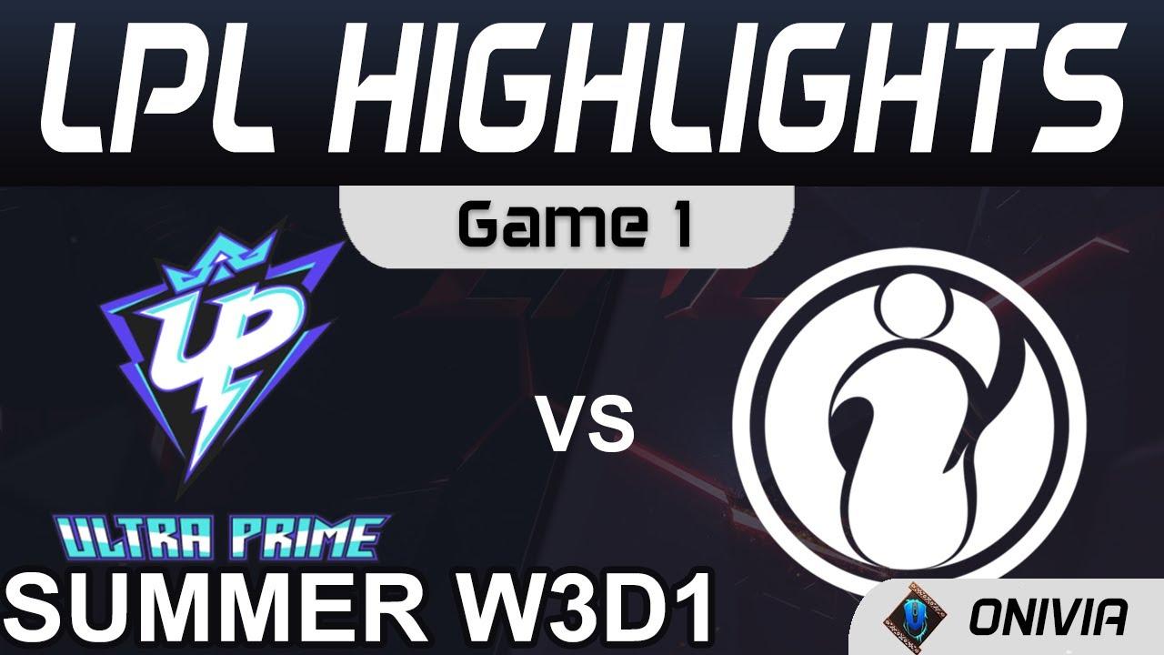 UP vs IG Highlights Game 1 LPL Summer Season 2021 W3D1 Ultra Prime vs Invictus Gaming by Onivia thumbnail