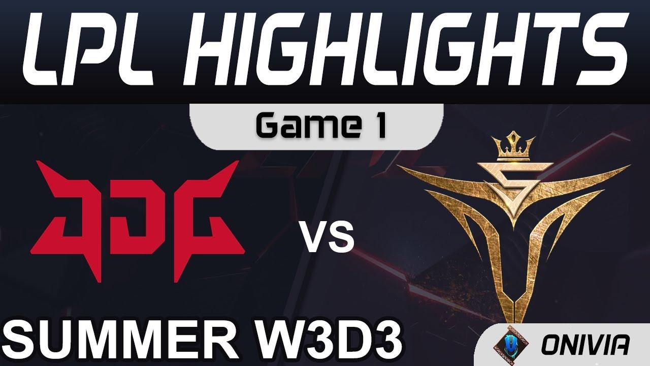 JDG vs V5 Highlights Game 1 LPL Summer Season 2021 W3D3 JD Gaming vs Victory Five by Onivia thumbnail