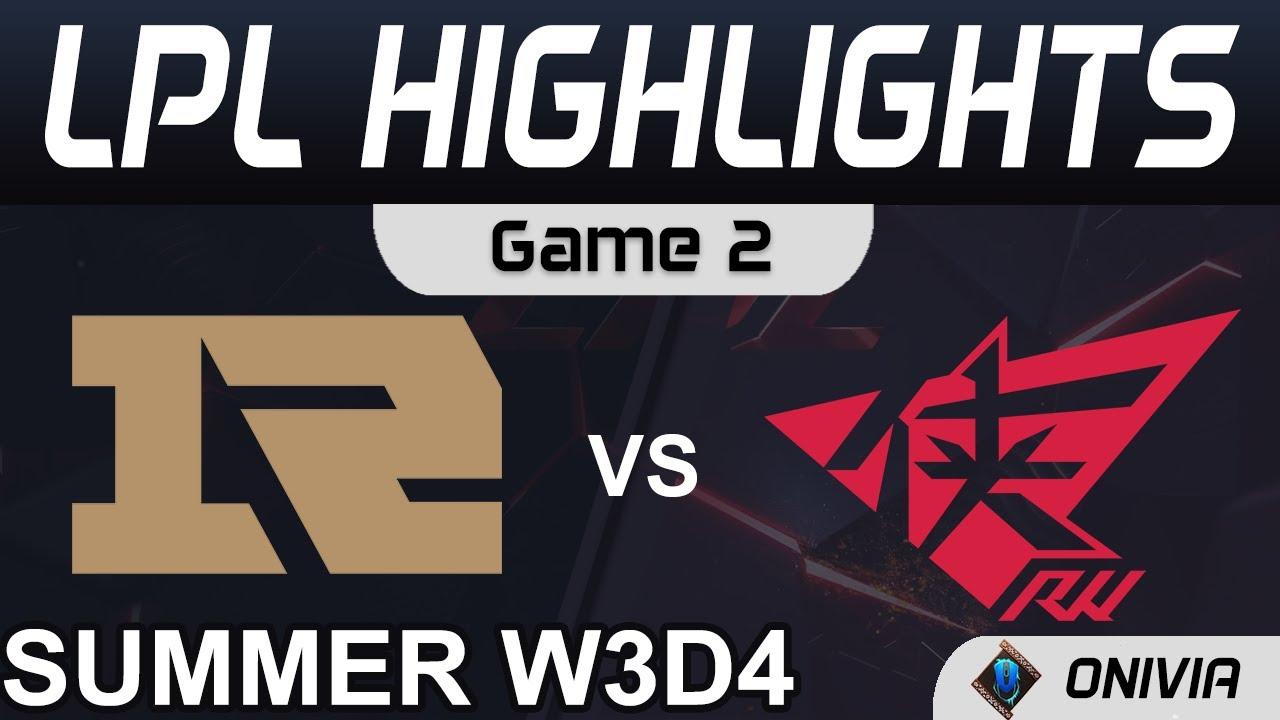 RNG vs RW Highlights Game 2 LPL Summer Season 2021 W3D4 Royal Never Give Up vs Rogue Warriors by Oni thumbnail