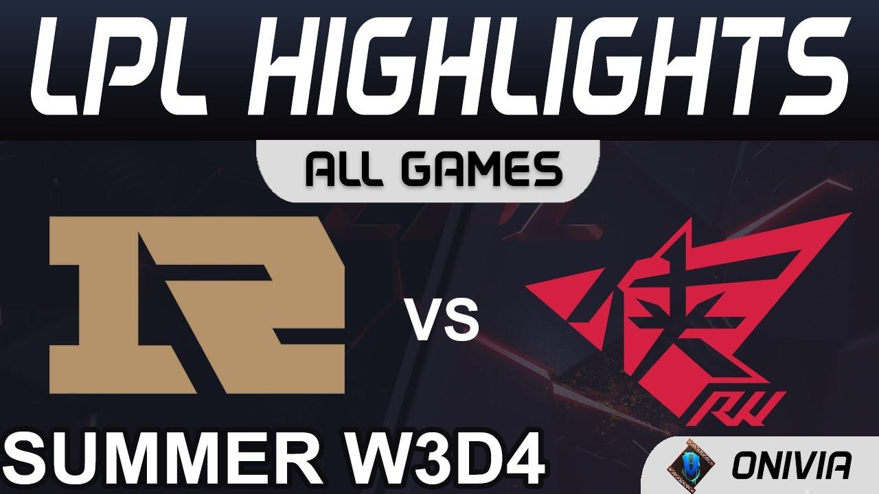 RNG vs RW Highlights ALL GAMES LPL Summer Season 2021 W3D4 Royal Never Give Up vs Rogue Warriors by thumbnail