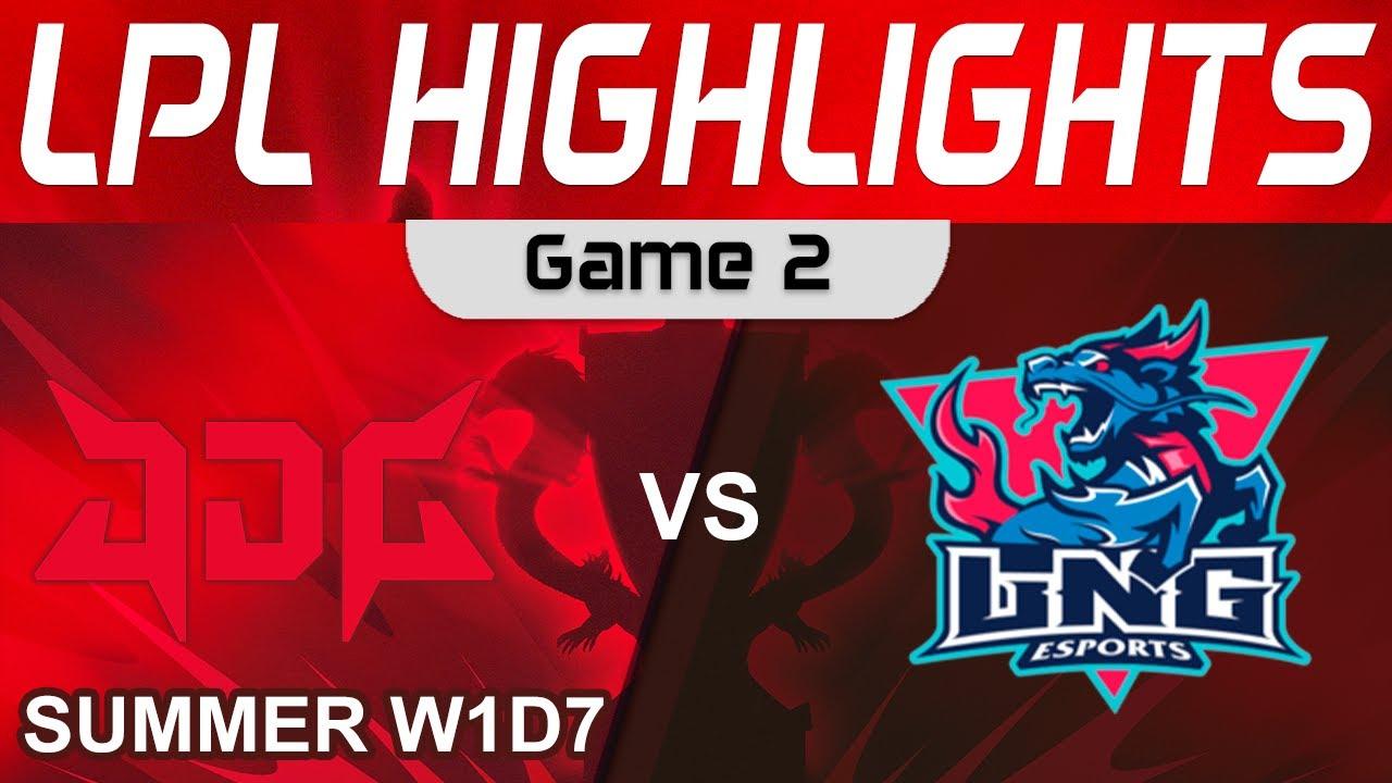 JDG vs LNG Highlights Game 2 LPL Summer Season 2023 W1D7 JD Gaming vs LNG Esports by Onivia thumbnail