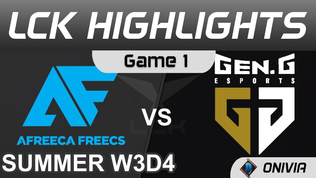 AF vs GEN Highlights Game 1 LCK Summer Season 2021 W3D4 Afreeca Freecs vs Gen g by Onivia thumbnail