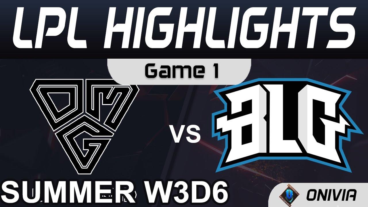 OMG vs BLG Highlights Game 1 LPL Summer Season 2021 W3D6 Oh My God vs Bilibili Gaming by Onivia thumbnail