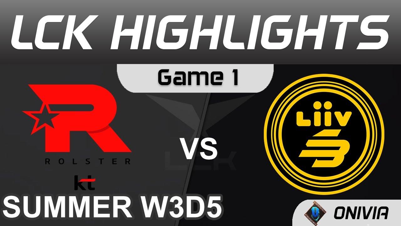 KT vs LSB Highlights Game 1 LCK Summer Season 2021 W3D5 KT Rolster vs Liiv SANDBOX by Onivia thumbnail