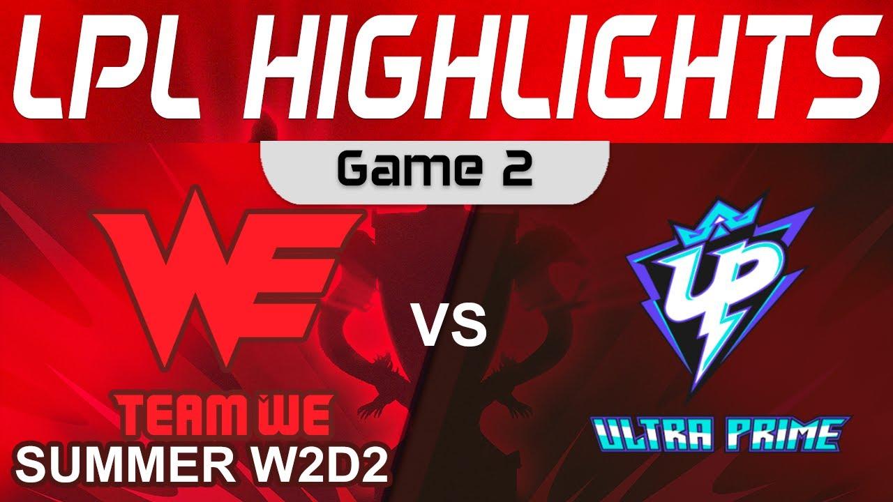 WE vs UP Highlights Game 2 LPL Spring Season 2023 W2D2 Team WE vs Ultra Prime by Onivia thumbnail