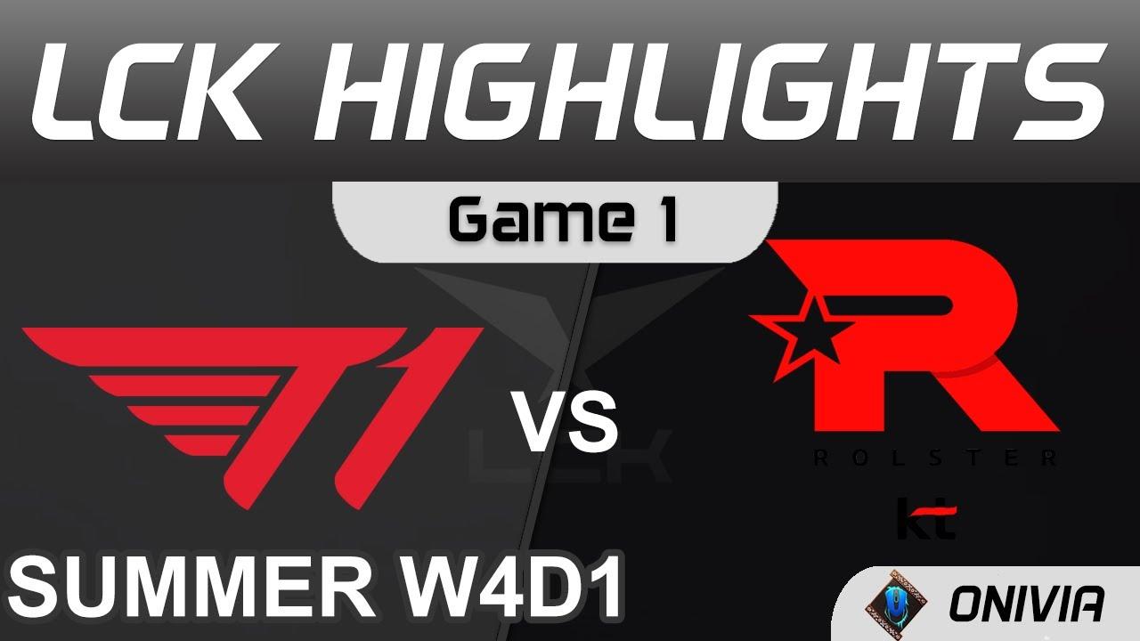 T1 vs KT Highlights Game 1 LCK Summer Season 2021 W4D1 T1 vs KT Rolster by Onivia thumbnail