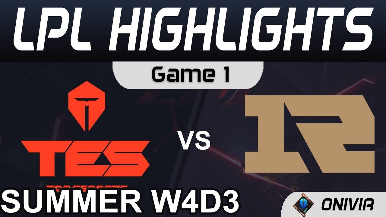 TES vs RNG Highlights Game 1 LPL Summer Season 2021 W4D3 Top Esports vs Royal Never Give Up by Onivi thumbnail