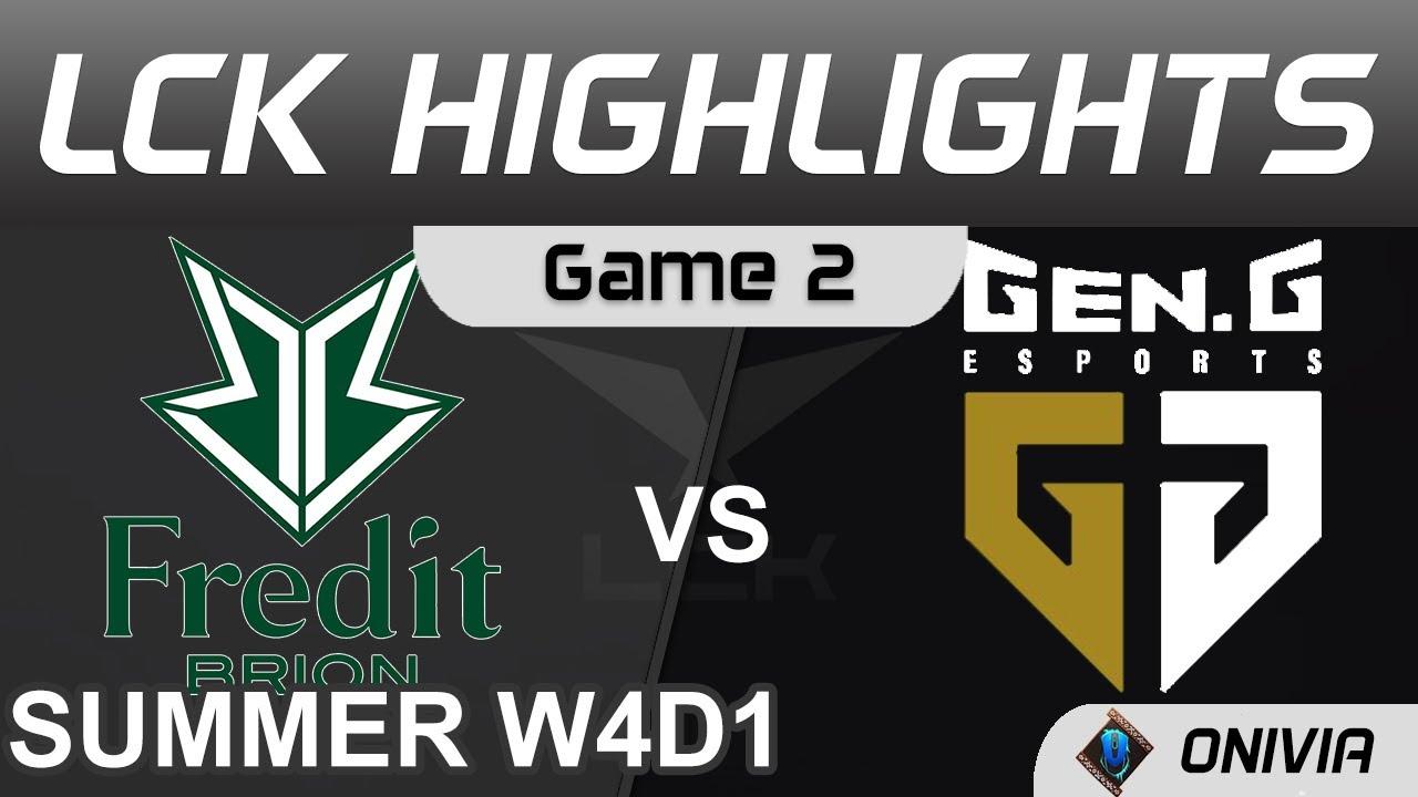 BRO vs GEN Highlights Game 2 LCK Summer Season 2021 W4D1 Fredit BRION vs Gen G by Onivia thumbnail