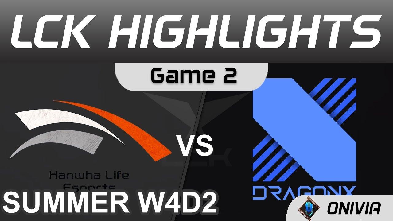 HLE vs DRX Highlights Game 2 LCK Summer Season 2021 W4D2 Hanwha Life Esports vs DragonX by Onivia thumbnail