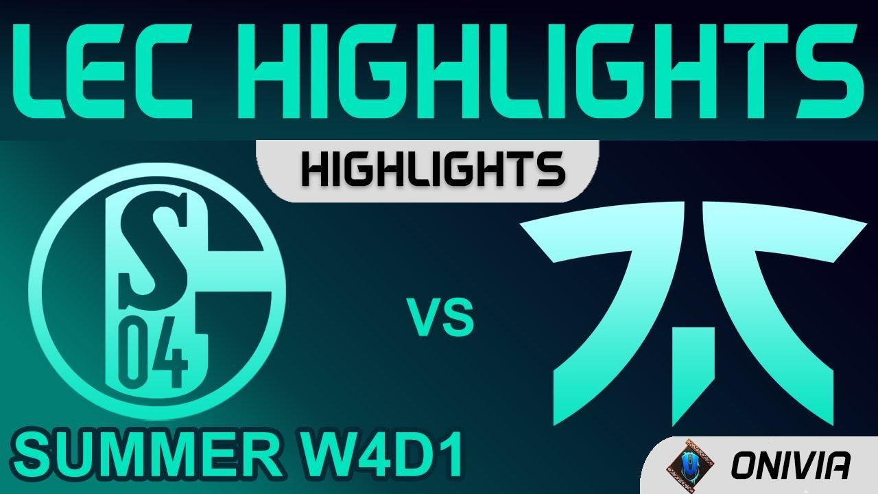 S04 vs FNC Highlights LEC Summer Season 2021 W4D1 Schalke04 vs Fnatic by Onivia thumbnail