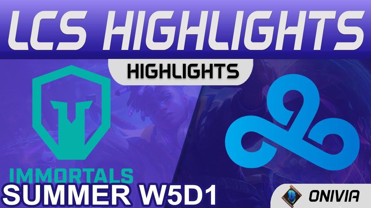 IMT vs C9 Highlights LCS Summer 2021 W5D1 Immortals vs Cloud9 by Onivia thumbnail