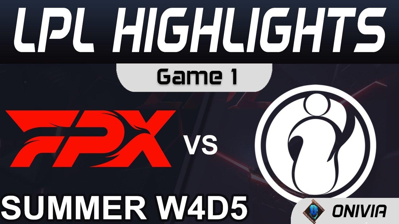 FPX vs IG Highlights Game 1 LPL Summer Season 2021 W4D5 FunPlus Phoenix vs Invictus Gaming by Onivia thumbnail