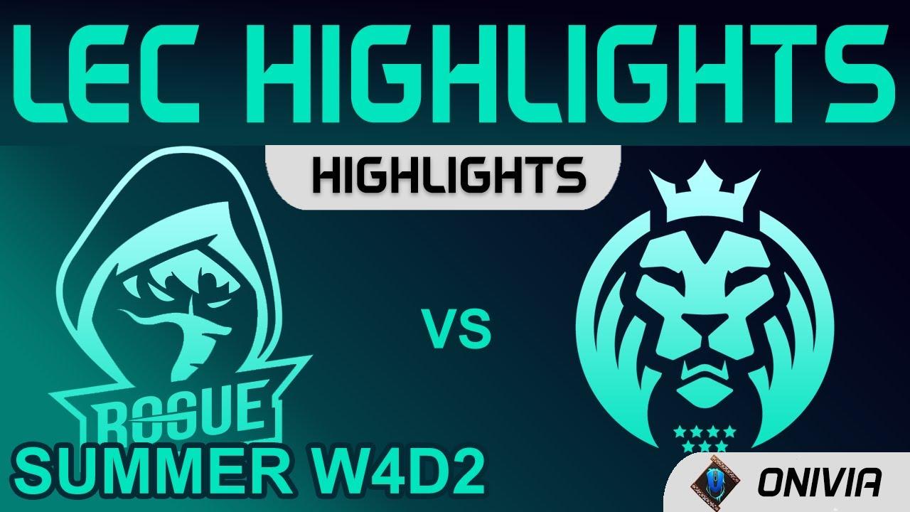 RGE vs MAD Highlights LEC Summer Season 2021 W4D2 Rogue vs MAD Lions by Onivia thumbnail