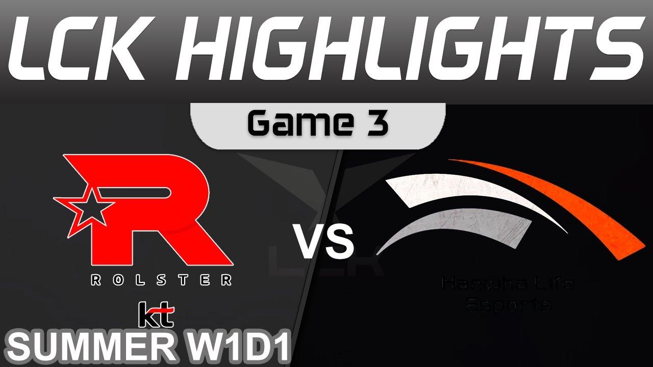 KT vs HLE Highlights Game 3 LCK Summer Season 2023 W1D1 KT Rolster vs Hanwha Life Esports by Onivia thumbnail