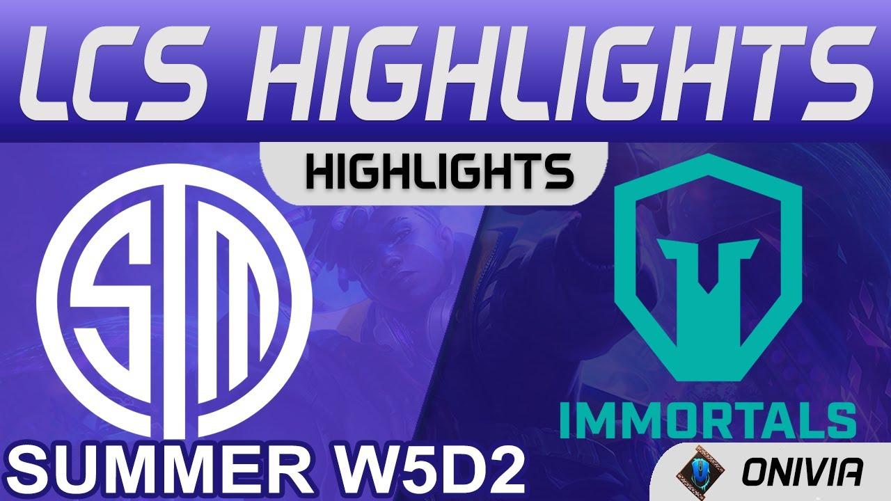 TSM vs IMT Highlights LCS Summer Season 2021 W5D2 Team SoloMid vs Immortals by Onivia thumbnail