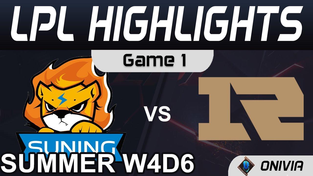 SN vs RNG Highlights Game 1 LPL Summer Season 2021 W4D6 Suning vs Royal Never Give Up by Onivia thumbnail