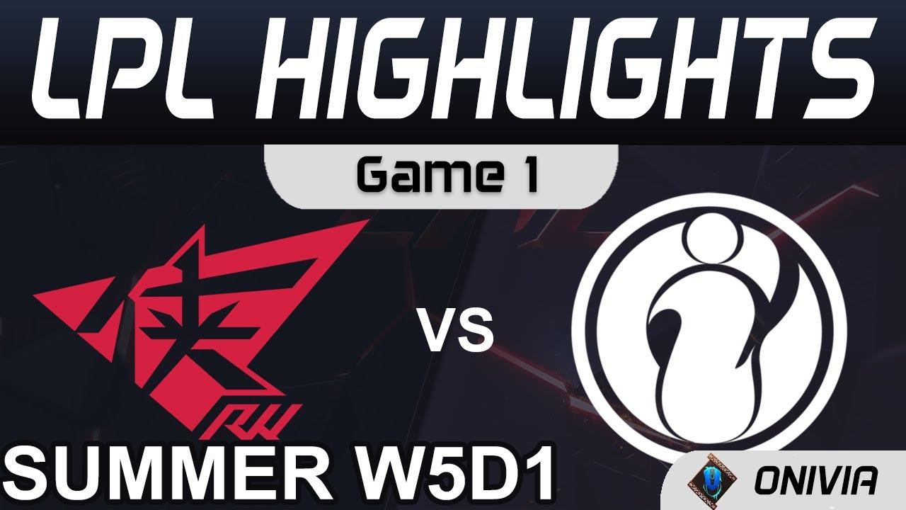 RW vs IG Highlights Game 1 LPL Summer Season 2021 W5D1 Rogue Warriors vs Invictus Gaming by Onivia thumbnail