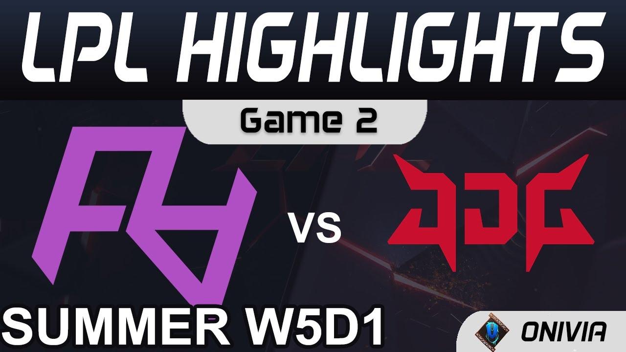 RA vs JDG Highlights Game 2 LPL Summer Season 2021 W5D1 Rare Atom vs JDG Gaming by Onivia thumbnail